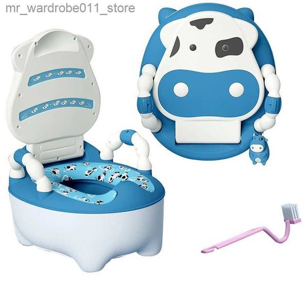 Potties Seats 2023 New Kids Baby Potty Training Seat de Criança portátil dobrável encantador cadeira de banco de banco de banheiros confortável Urinal WC Q231223