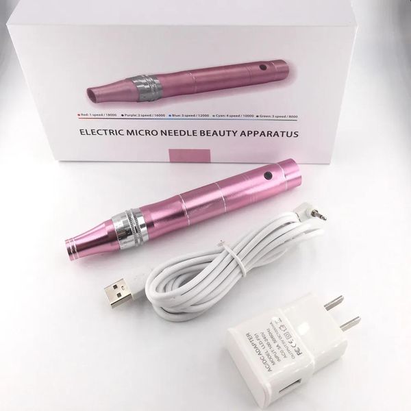 Maschine Elektrisch Hxemma Derma Pen professionelles drahtloses elektrisches Hautpflege -Kit -Werkzeug Microblading -Nadeln Tattoo Gun Tool Stift Mesotherap