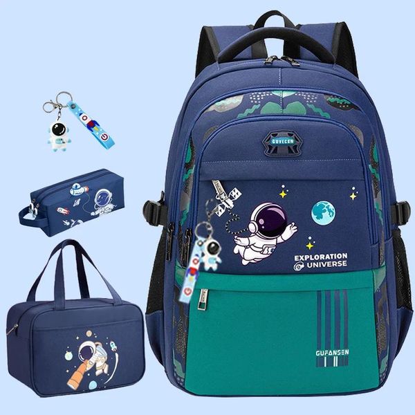 Bags School Taschen für Jungen Neu 2023 Schulbag große Kapazität Jungen Druckschule Rucksack Set Rucksack Dudelsack Kinder süße Buchbeutel