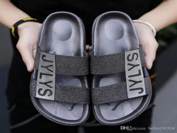 Brand europeo Slomporature estive Sandals Sandals Uomini Flip di spiaggia traspiranti Flops Casual Slipon Flats Sandals Uomini Scarpe dimensioni 40457223598