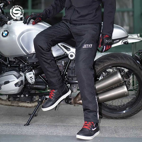 Abbigliamento da moto Pantaloni da moto invernali Pantaloni a sgancio rapido Pantaloni da ciclismo da uomo Pantaloni protettivi Motocross CE impermeabili Motociclista antivento