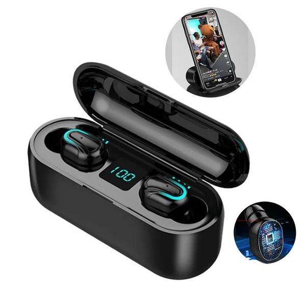 Auricolari auricolari bluetooth wireless auricolari auricolare tws hbqq321 hd hd auricolare auricolare auricolare auricolare auricolare cuffia da gioco con microfono con micro CHA