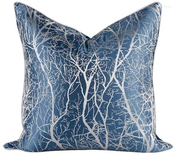 Pillow Fashion Blue abstrakte dekorative Wurfkissen/Almofadas Fall 45 50 Europäische westliche moderne ungewöhnliche Cover Home Dekoration