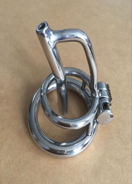 2017 Novo dispositivo de castidade de brinquedos sexuais bdsm bdsm para aço inoxidável cateter de metal pênis de pênis da castidade da castidade uretral anel