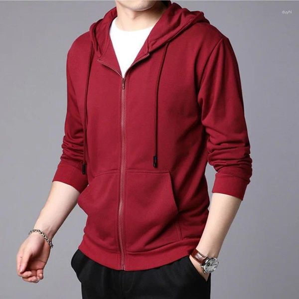 Hoodies masculinos Autumn Winter Velvet Hoodie Sweathirts Jacket Jacked Streetwear Zipper Sweatshirt Man Men Fashion