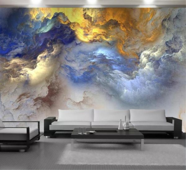 Sfondo moderno 3d splendido cloud marmo marmo squisito sfondi interni decorazioni per la casa soggiorno dipinto di pittura murali murali2043163