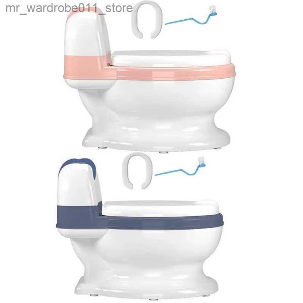 Potties Seats Baby Potty Training Seat Removável Cadeira Potty Cadeirt com papel higiênico Kids Pratica Praticando Titular para Bebês Q231223