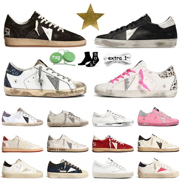 Itália Brand Casual Golden Sneaker Dirty Star Shoes Midstar Hi Ball Stars White Sparkle Gold Gold Pink Multi Ice Goes
