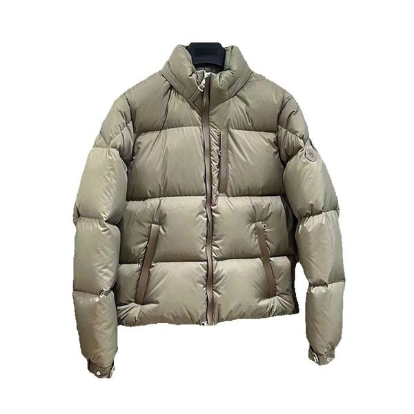 Mackage White Gans Stehkragen kleiner Lammleder Leder Windschutz Jacke für Männer Monclairjacke