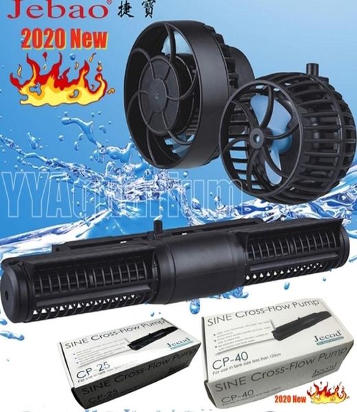 Jebao Jecod CP55 CP40 CP25 Cross Flow Wavemaker WiFi Pump New Controller Aquarium 110240V leistungsstarke Pumpen für Fischriff Korallen Y202826830