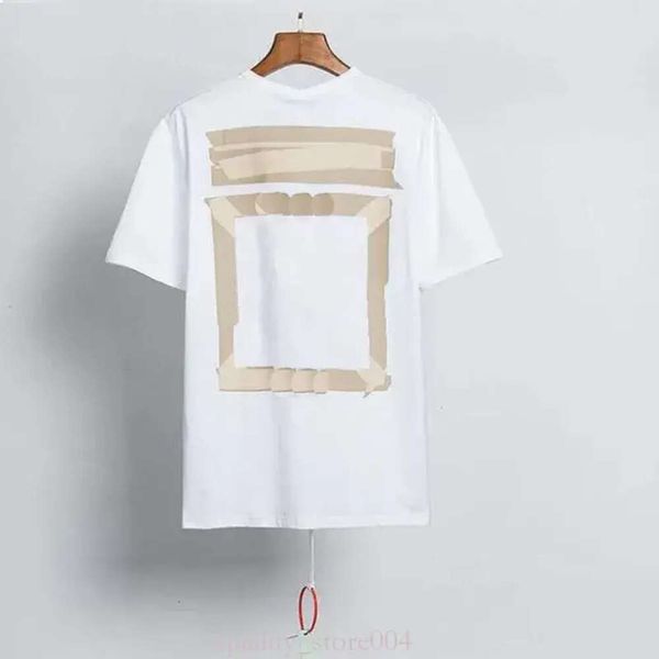 Resumo t mens OFF White Off White Shits T-shits Tees soltos Tops man.