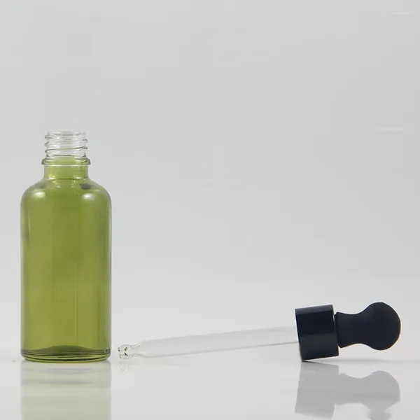 Bottiglie di stoccaggio bottiglia portatile all'ingrosso 50 ml di olio essenziale profumo in vetro imballaggio cosmetico in vendita