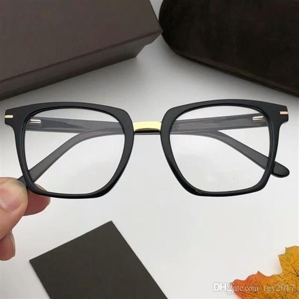 Design de moda 5523 Óculos de sol unissex Quadro Plano Eyewear Square Plank-Metal 52-20-145Unisex Glasses de demonstração de óculos de demonstração Full241H