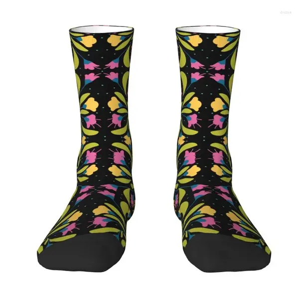 Мужские носки мода Припечаток Живой Отоми Текстиль для мужчин Женщины растягивают летняя осень Зимняя Мексика Мексиканская Крюша