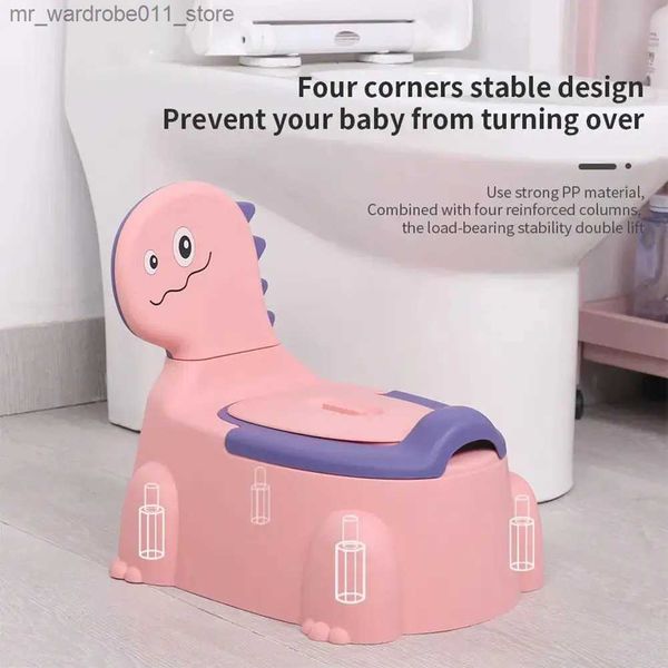 Potties Seats Baby Potty Treinamento Treinamento de banheiro Cartoon Dinosaur Dinosaur espessando as crianças Potty Baby Urinals Boys Meninas Meninas