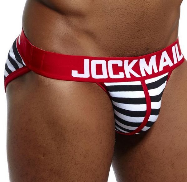 8Colors neue gestreifte sexy Männer Unterwäsche Baumwollmänner Schriftsätze atmungsaktueller Slip Bikini Gay Male Slips Underpants Männer Tanga G Strings5063510