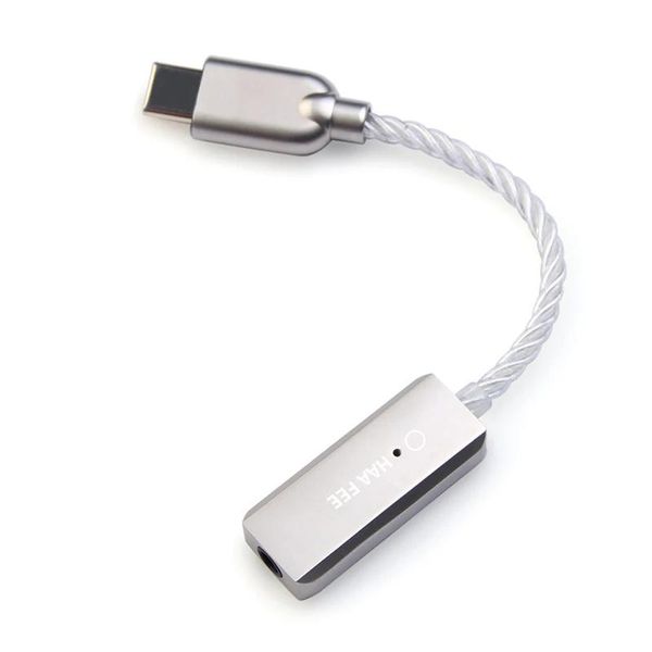 Mixer HAA Fee USB DAC -Kabel Tragbarer Kopfhörerverstärker für Smartphone mit ES9281AC 32bit/768 kHz DSD512 MQA