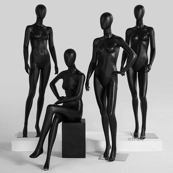 Nova chegada Modelo Black Model Black Women Mannequin Whole Body Hot Sale