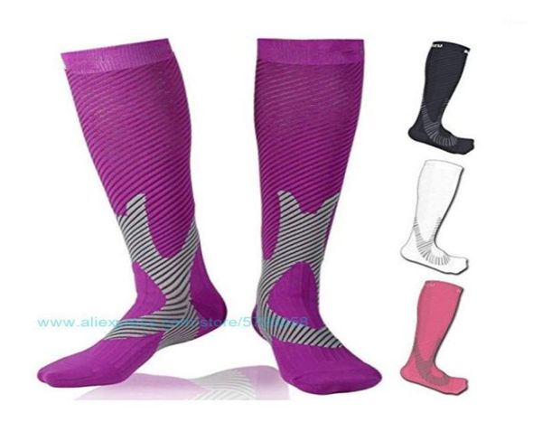 5 Paar Komprimierungssocken Männer Frauen Stcoking Running Nursing Wanderwanderung Erholung Basketball Socken -Knöchel Support Fliege Calf Socks12161996