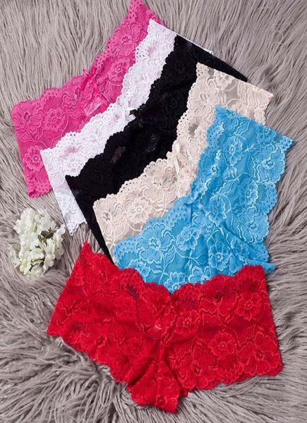 Lace Slips Höschen Frauen Bikini Unterwäsche Strumpf Frau sexy erotische Dessous schwarz weiß rote Farbe Drop Ship 4290617