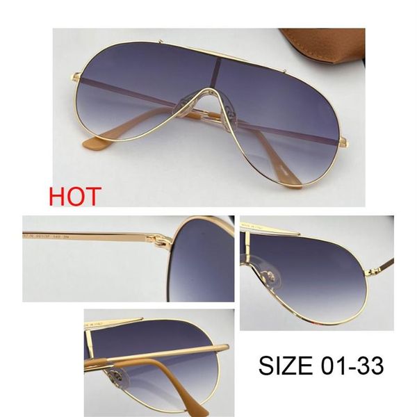 Yeni eşsiz büyük boyutlu güneş gözlüğü kadın marka tasarımcısı vintage kalkan gradyan gözlükleri kadın uv400 flaş aynası uv koruma gafa223e