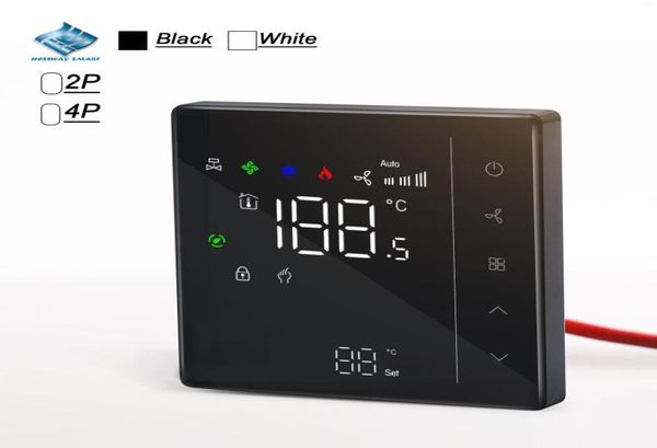 Smart Home Control 24V 220V Economy Lüfterspulen -Thermostat zum Erhitzen von Kühlung 2p4p Memor