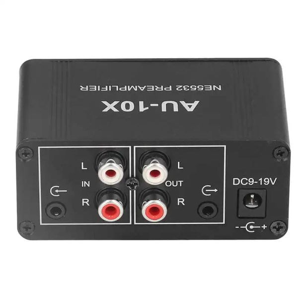 Mixer Volume Control Foneco de fone de ouvido Amplificador 20dB Sinal de som de som pré -amplificador de fono com saída de entrada de fone de ouvido de 3,5 mm