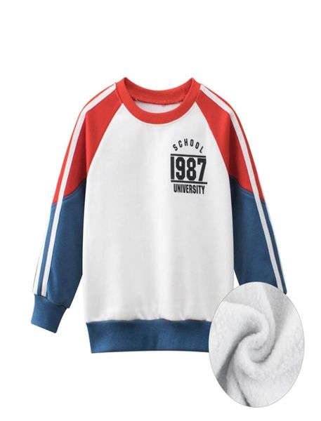 Kinder039s Herbstpullover Kaschmir Jungen Sport Fleece Sweatshirt Spot Koreanisch Kleinkind und Winterpullover Jungen039 Kleidung 23767550