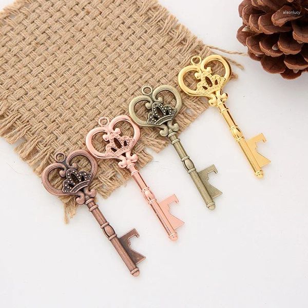 Charms 6pcs große Größe Kronschlüssel 82x32mm Antike Bronze Gold Silber Farbanhänger DIY Bastelfunde handgefertigte Schmuck