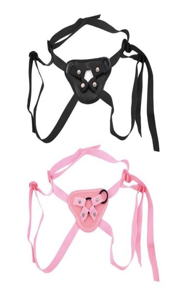 Menwomen Sexy Toys Adult Toys Strapon Dildo realista para vibradores Toy com Rings Strapon Harness Belt Games Drop1502280