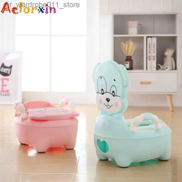 Potties Seats Cartoon Pupn Puppy Baby Treinamento Potty Selavador Infantil Potty Baby Toilet Kids Treinador Toilet Bedpan Portátil Pote de Urinal Backrest Q231223