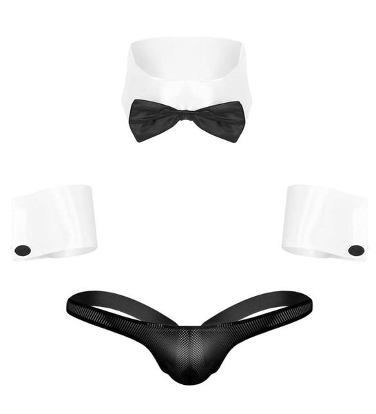 Bras Set Msemis Sexy Men Servant Maid Wiftaint Lingere Set Set Roleplay Costume См.