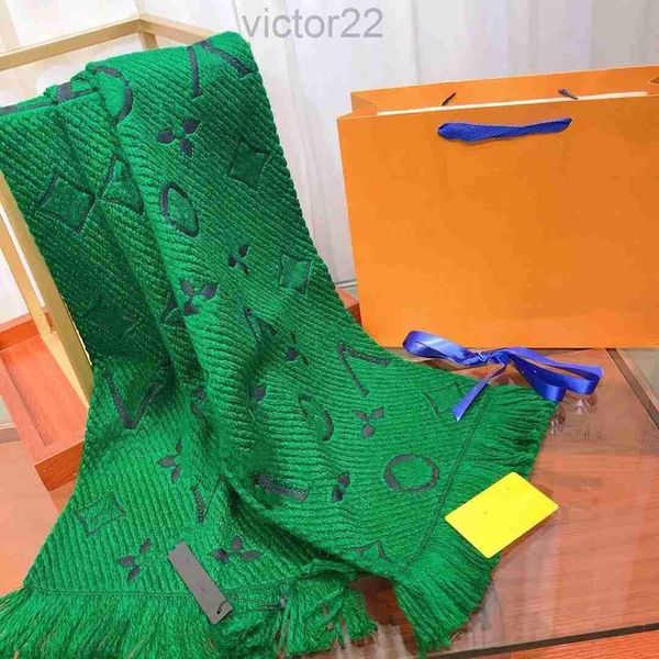Designer Scarf Scialle a maglia set per uomini Donne Lettera inverno Wool Fashi
