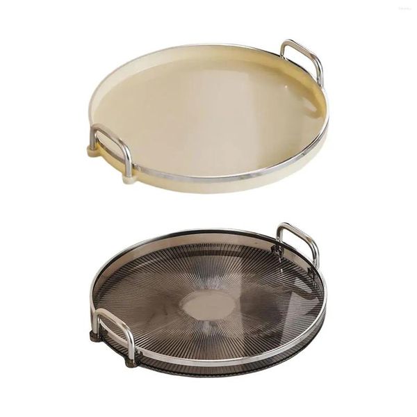 Pratos pratos bandejas de frutas organizador de bandeja de armazenamento de jóias que serve para o parto de banheiro de cozinha Drop Drop Home Garden Dining Bar Dinnerware Dhjkw