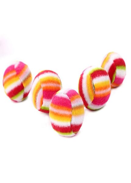 5pcs Funny Pet Cat Ball Toys Kätzchen Teaser Bite Interactive Chew Schleifspielzeug Haustier Kätzchen Katze Exrecise Spielzeugbälle 7658064