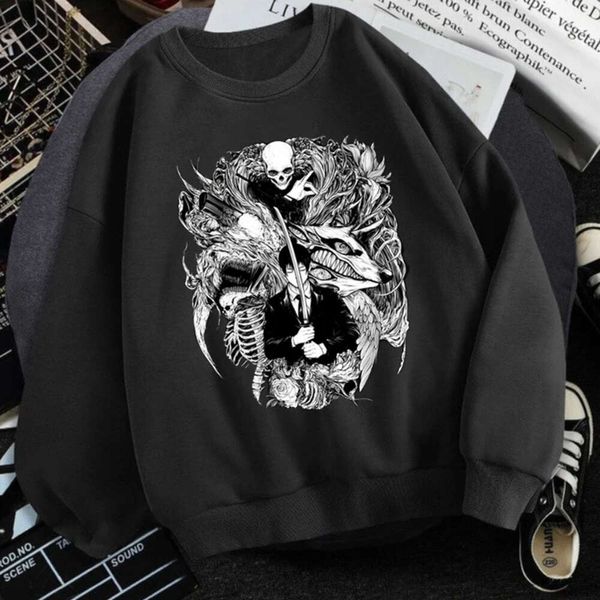 Anime -Männer Y2K -Kleidung Neue Modemarke Herren/Frauen lässig jogging sportwarenkettensägen Mann Hoodies