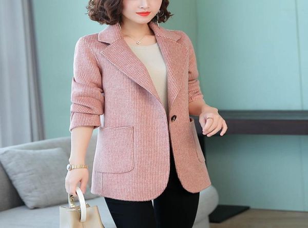 Women039s ternos de blazers Blazers colorido blazer colorido para terno mulheres definir casaco de inverno roupas primavera e outono korean versão 8101914