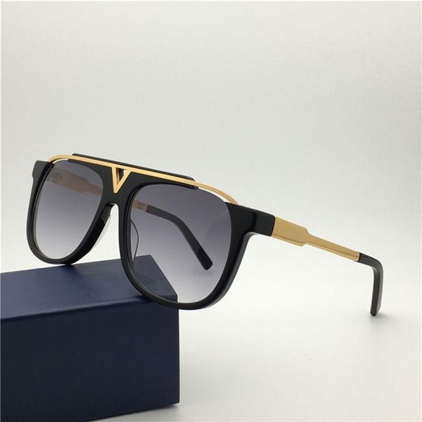 Neue Modedesigner Sonnenbrille Maskottchen 0937 Trendy Classic Vintage Men Pilotbrille Unisex Top -Qualität UV400 Schutz CO WITH191R