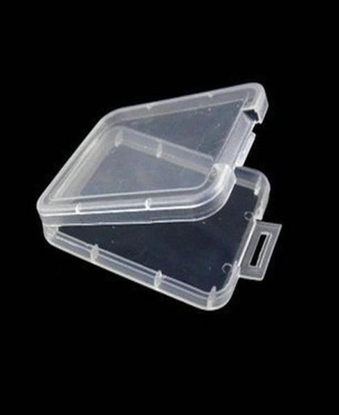 Sd xd tf tfão de memória mmc titular de cartões CF Proteção de proteção de plástico caixa de armazenamento transparente jóia jk2101xb4864440