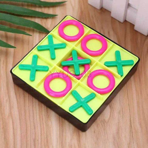 Brinquedos de inteligência Plástico O X Tic Tac Toe Chess Piece Brinquedos Set Kids Brain Teaser Bebê Early Educacional Inteligência Desenvolvimento Exercício Toolzln231223