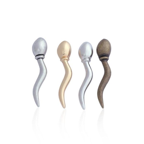 Pin up per alloggiamento da sperma carino per pin color argento in oro antico metallo
