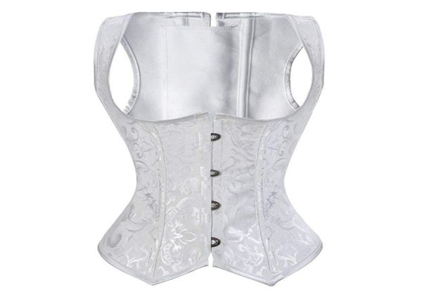 Corsetto underbusto in acciaio incollato baschetti di size taglie forti corsetti e bustiers lingerie per donne top sexy corsetto spalline cingoli3574743