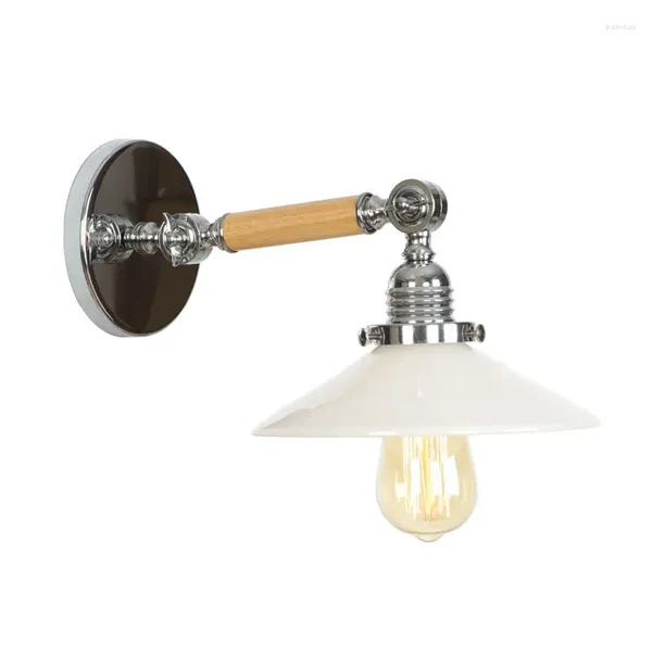 Lâmpada de parede Cozinha de cozinha do corredor vintage Luzes LED Bedroom Bedside Sconce Mirror E27 Luminária da varanda