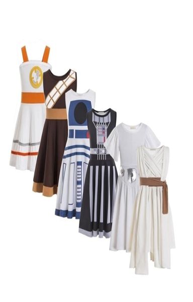 Kostüm Rey Kostüm Leia R2D2 Darth Vador BB8 BB8 C3PO Family Halloween Kostüm Cosplay Kostüme 2207071294463