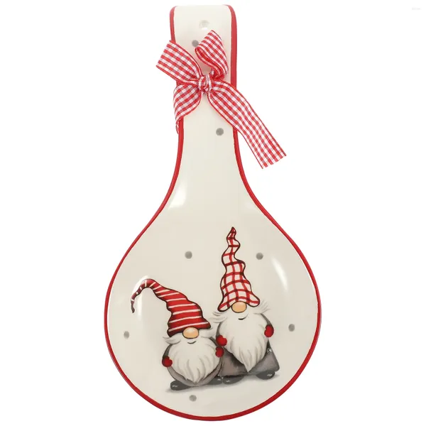 Geschirrsets Castlery Rack kreative Essstäbchen Stand Weihnachtslöffel Dekor SCOOP XMAS Kissenform