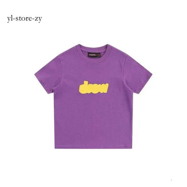 Draw Shirt Baby Boys Abbigliamento Cotton Girls Smile Disegna Face Kid Designer Simple T-shirt a maniche corte per bambini Draw Shirt 9076