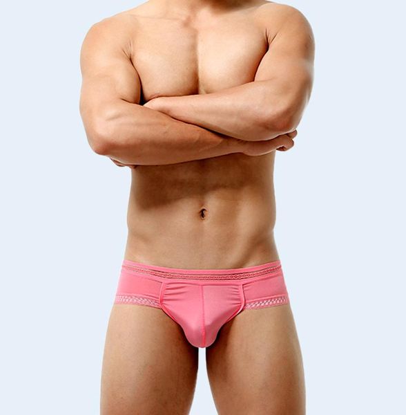 Mann -Underpants -Briefs durchscheinende Eis Cueca Seidenmänner Unterwäsche -Beutel Underpanties Männliche Ausschnittskante Calzoncillos Hombre Bokserki U4941544