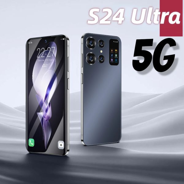 Nuovo marchio S24ULTRA 7.0HD Screen 16G+1T Smartphone 8000Mah Android13 Celulare Dual Sim Face Sbloccato NFC 5G Mobile telefono