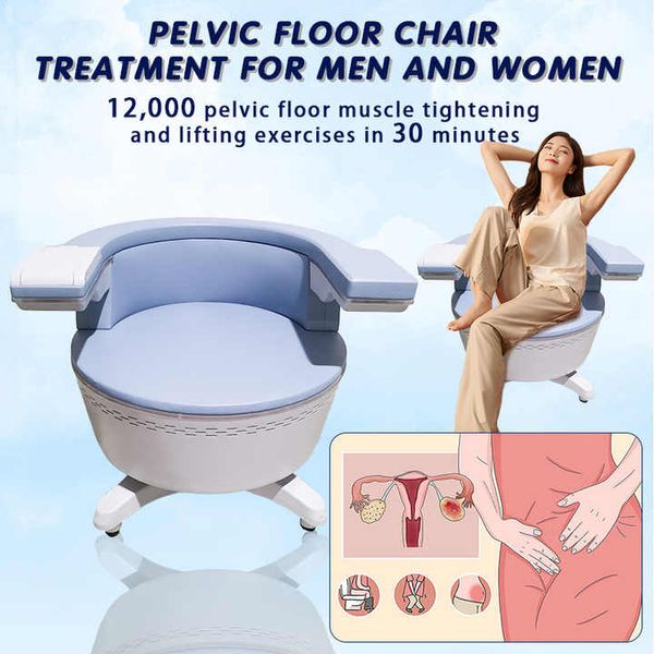 Cadeira Hiemt EMS de Hiemt, de alto desempenho, para estímulo eletromagnético do assoalho pélvico fêmea pós-parto da máquina de exercício Kegal