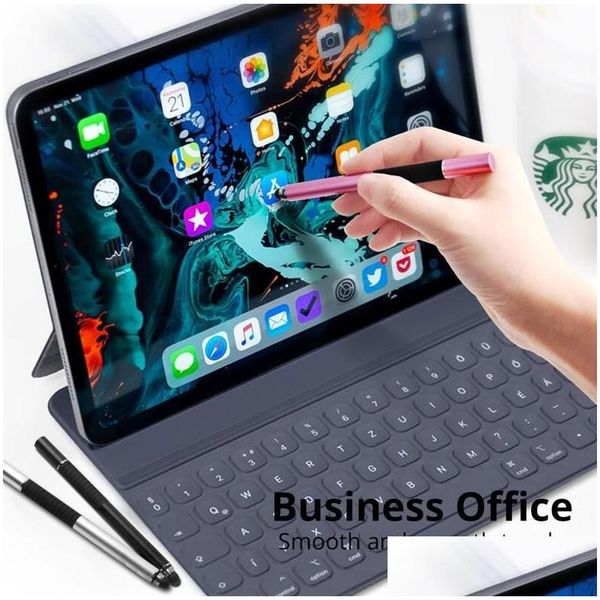 Stylus Stifte 2 in 1 Stift Ding Tablet Kapazitive SN Caneta Touch für mobile Android -Telefon Smart Pencil Drop Lieferung Computers Networki DHTL4